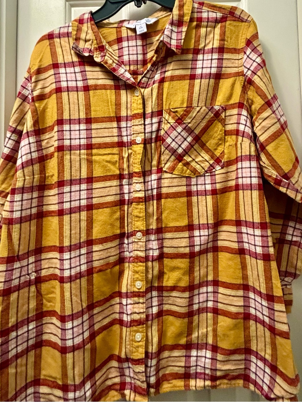 Old Navy Plaid Button-Up Shirt